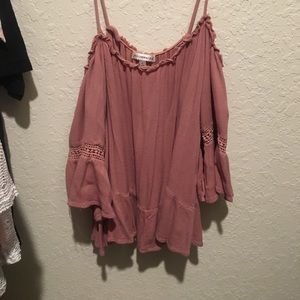 off the shoulder shirt